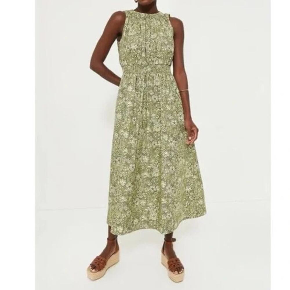 Tuckernuck Green Floral Midi Dress